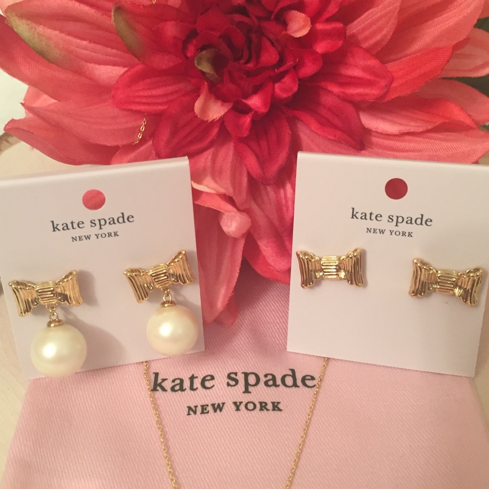 KATE SPADE ♠️ JEWELRY SET Earrings and necklaces - Picture 4 of 8